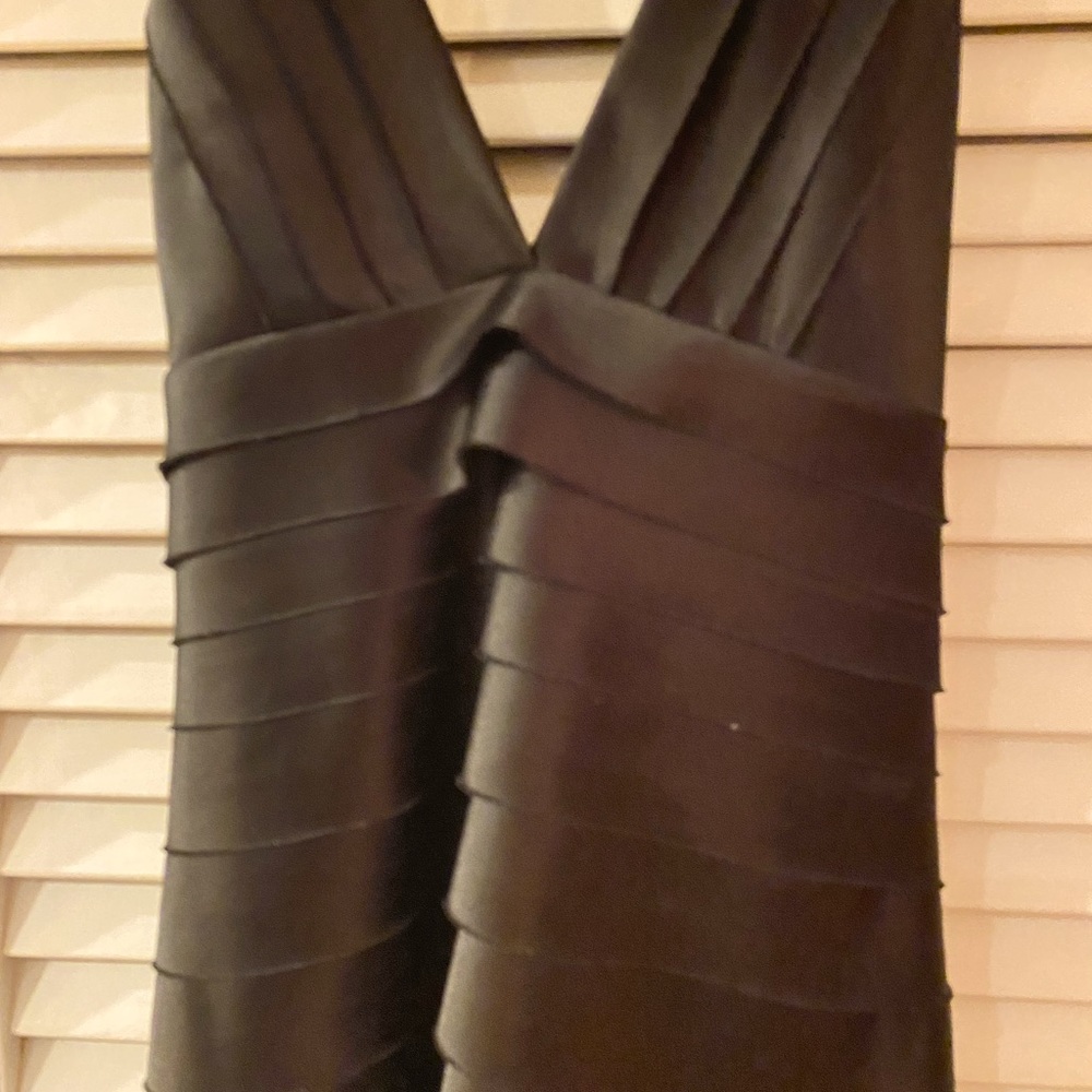 BCBG  Maxazria black cocktail dress size 6 but fits like 4